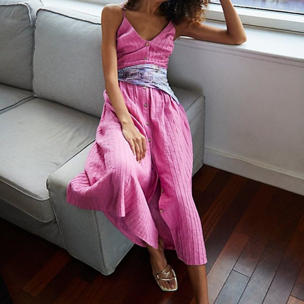 Free People Bon Bon Midi Dress